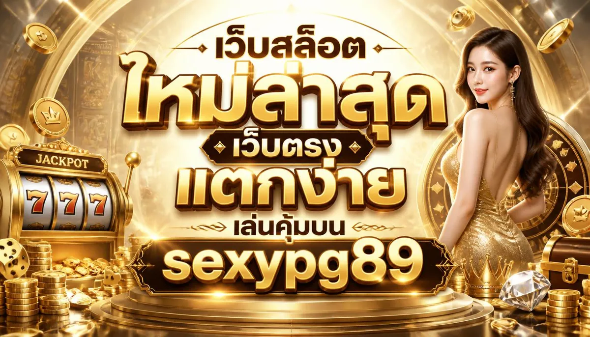 เว็บสล็อตใหม่ล่าสุดเว็บตรง แตกง่าย เล่นคุ้มบน sexypg89
