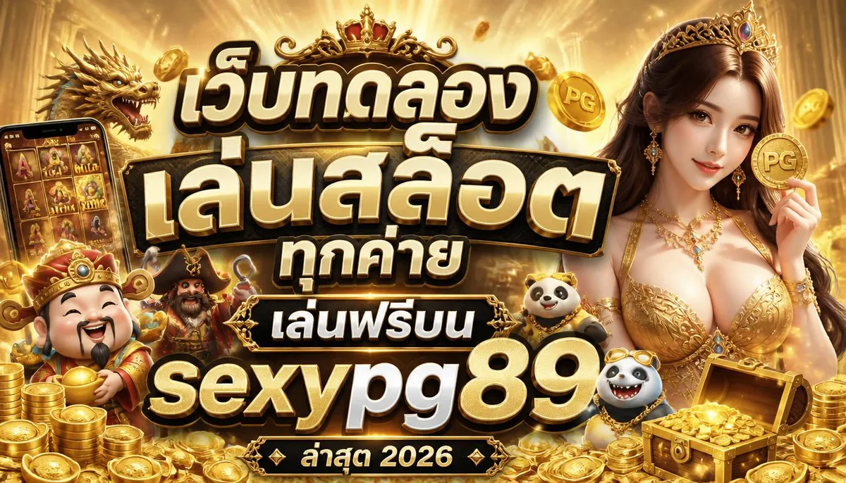 เว็บทดลองเล่นสล็อตทุกค่าย เล่นฟรีบน sexypg89 ล่าสุด 2026